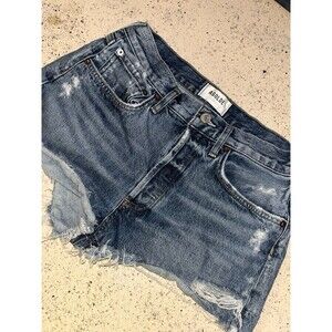 Agolde Women’s Parker Vintage Cut Off Short in Dark Swapmeet Size 27